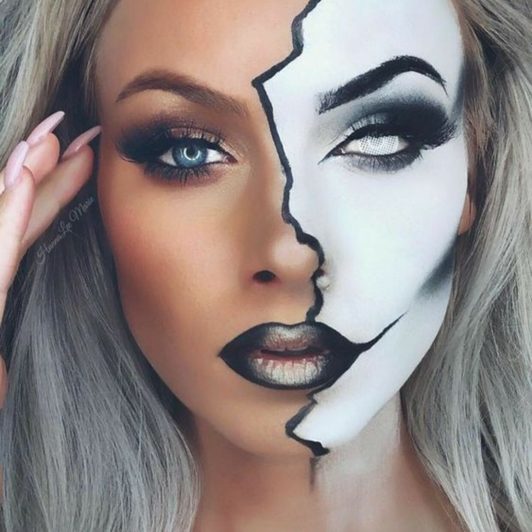 Best Instagram Halloween Make Up Ideas 2020 - Beauty, Beauty Blog, Face Coverings, Face Masks, Fashion Face Masks, Halloween, Influencers, Instagram, Make-Up, Models, Protective Face Masks - UNCU London™
